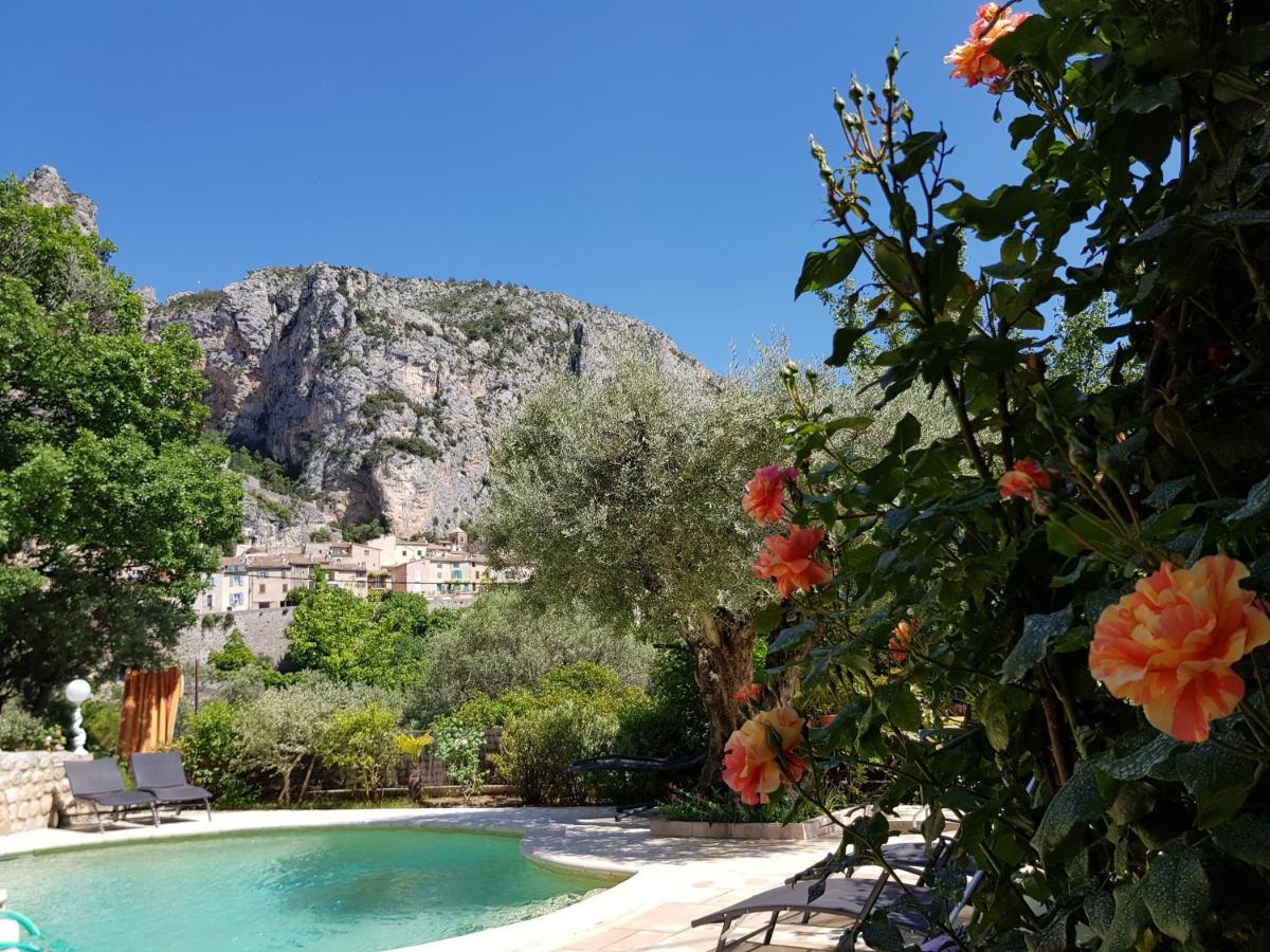 Bed and Breakfast Bastide Des Oliviers Мустьє-Сент-Марі Екстер'єр фото