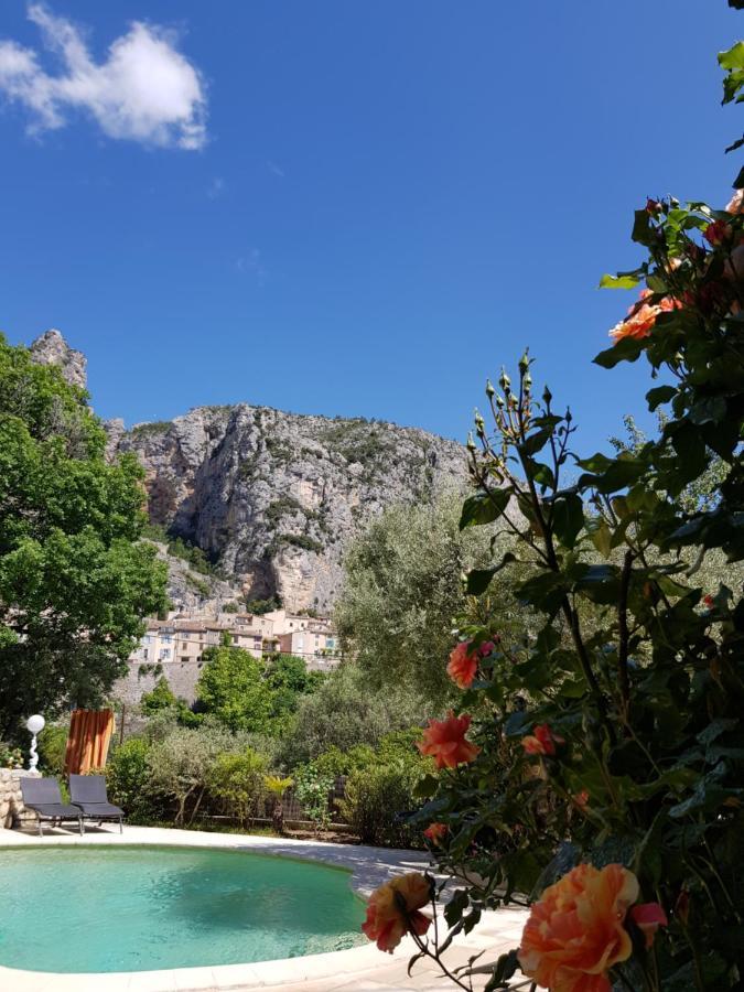Bed and Breakfast Bastide Des Oliviers Мустьє-Сент-Марі Екстер'єр фото